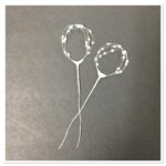 Clear Pearl Loop 1.5” Embellishment - Image 2