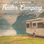 TRAILER CAMPING, LIFE IS BETTER DS 12"X12" Paper Scrapbook Customs - Image 2
