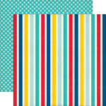 Echo Park Pirate’s Life CAPTAIN STRIPES 12"x12" Paper