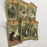Tags & Ephemera 6pc LITTLE RED RIDING HOOD Set B