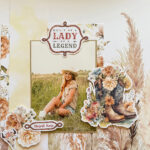 Reminisce Desert Rose RODEO QUEEN 12”X12" Scrapbook Paper - Image 2