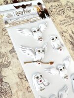 Paper House HARRY POTTER HEDWIG Puffy Stickers 9pc - Image 2