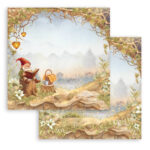 Stamperia Romantic WHISPERING WOODS 12"X12" Scrapbook Paper Pad - Image 7