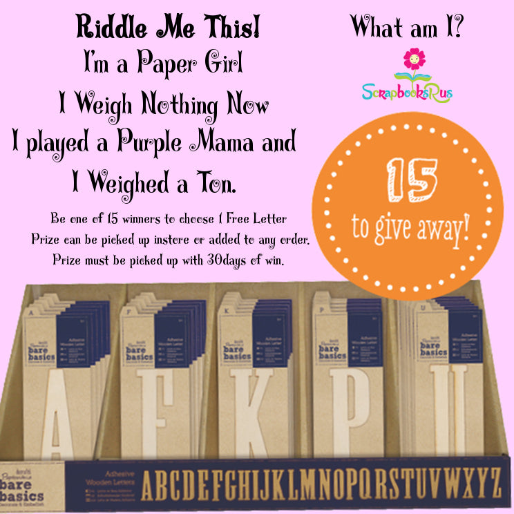 Bare_Basics_Wooden_Alphabets_Scrapbooksrus_Riddle.jpg DoCrafts Papermania (26) ADHESIVE WOODEN LETTERS Bare Basics - Image 1