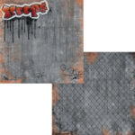 Moxxie HOOPS BASKETBALL Kit 12”X12” 9pc Paper Sticker - Image 3