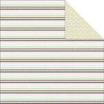 Kaisercraft Bonjour NOTRE DAME 12"X12" Stripe Sheet