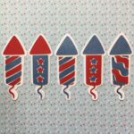 FIREWORKS Scrapbook Die Cut Embellishments