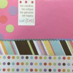 Premade Page BE CREATIVE BE UNIQUE (1) 12"x12" Scrapbook