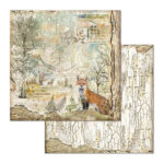 Stamperia FOREST MAXI PAD 12"X12" Scrapbooking Paper Pack - Image 8