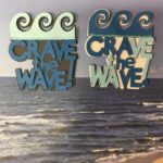 CRAVE THE WAVE Custom Scrapbook Die Cut Embellishment - Image 3