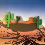 MOUNTAIN CACTUS Red Rock Mt. Charleston Grand Canyon Travel Laser Cut - Image 10