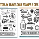 Photoplay TRAVELOGUE Stamps & Dies Set