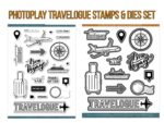 Photoplay TRAVELOGUE Stamps & Dies Set