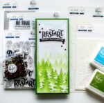 Pinkfresh Studio BLANKET STITCHED SLIMLINE RECTANGLES Essentials Crafting Dies 2pc - Image 2