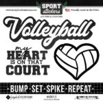 VOLLEYBALL LOVE Papers & Sticker Kit 5pc - Image 4