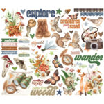 Simple Stories Simple Vintage WOODLANDS Bits & Pieces 52pc - Image 2