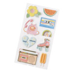 Jen Hadfield FLOWER CHILD Puffy Stickers 10pc - Image 2