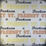 Grungy Grid DOWNTOWN FREMONT 12"X12" LasVegas Scrapbook Paper