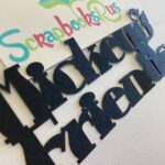Laser Cut MICKEY & FRIENDS Diecut Scrapbook Title - Image 3