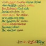 Las Vegas HOTELS & CASINOS Names 12"x12" Scrapbook Paper - Image 2