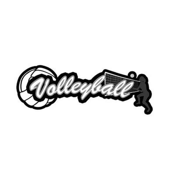 C495A2D3-EB4A-4E77-99D6-DB6FA448F927.jpeg VOLLEYBALL GIRL Sport Topper Sticker 3”x10” 1pc - Image 1