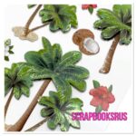 Paper House PALM TREES 3D Stickers 15pc - Image 2
