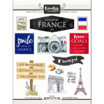 Scrapbooksrus FRANCE ADVENTURE 12”X12” Scrapbook Kit - Image 3