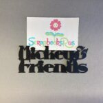 Laser Cut MICKEY & FRIENDS Diecut Scrapbook Title