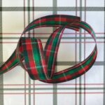 Scrapbooksrus CHRISTMAS PLAID Ribbon Trim 1 yard - Image 2