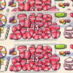 Karen Foster LIFE IS SWEET Stickers 12pc