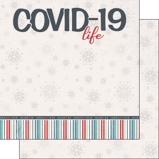 C56D86D1-4F00-4D67-B1AB-47AE45F37059.jpg Covid-19 LIFE TITLE Double Sided 12X12 Paper Scrapbook Customs - Image 1