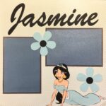 Premade Pages PRINCESS JASMINE (2) 12"X 12" Scrapbook Disney