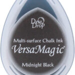 VersaMagic Dew Drop MIDNIGHT BLACK Chalk Ink Pad