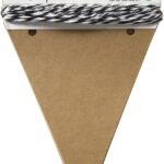 American Crafts DIY Shop Party PENNANT BANNER Kraft