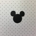 Disney MICKEY 1” Custom Die Cut Embellishment