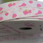 Creative Impression 3/8" GROSGRAIN PINK MUSHROOM  1 yard yd