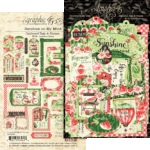 Graphic 45 SUNSHINE ON MY MIND Chipboard Tags & Frames