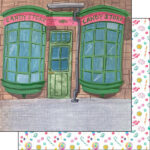 CANDY STORE WATERCOLOR DS 12"X12" Scrapbook Customs Harry Paper