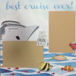 Premade BEST CRUISE EVER (2) 12X12 Scrapbook Pages