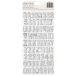 Vicki Boutin Mixed Media CHIPBOARD LETTER Stickers 142pc - Image 2