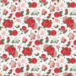 Carta Bella BE MINE LOVE & PRETTY FLOWERS 12"X12" Scrapbook Paper - Image 2