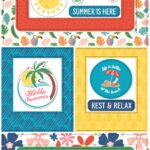 Echo Park ENDLESS SUMMER Chipboard Frames 15pc