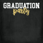GRADUATION PARTY DS 12"X12" Scrapbook Customs Paper - Image 3