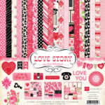 Echo Park LOVE STORY 12”x12” 13pc COLLECTION KIT