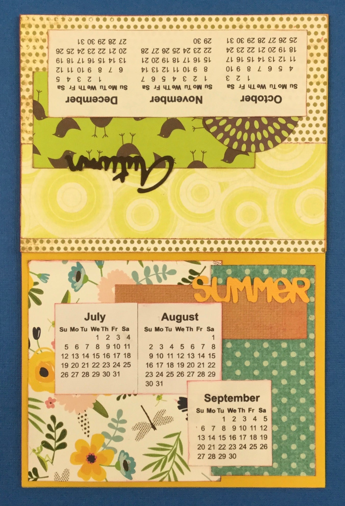 CA88180B-C115-4695-B00A-2F164ACE7862.jpg Handmade FLIP CALENDAR 2020-2021 - Image 1