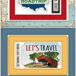 Carta Bella ROAD TRIP CHIPBOARD FRAMES 13pc