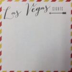 LAS VEGAS SIGHTS Mail Arrows 12"X12" Scrapbook Paper