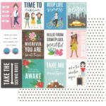 AC Jen Hadfield Chasing Adventures ADVENTURE 12"X12" Scrapbook Paper
