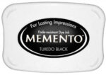 Memento Fade Resistant TUXEDO BLACK Archival Ink Pad 8oz - Image 2