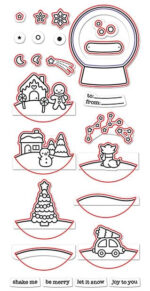 Lawn Fawn SNOW GLOBE SCENES Stamp & Die Set - Image 3
